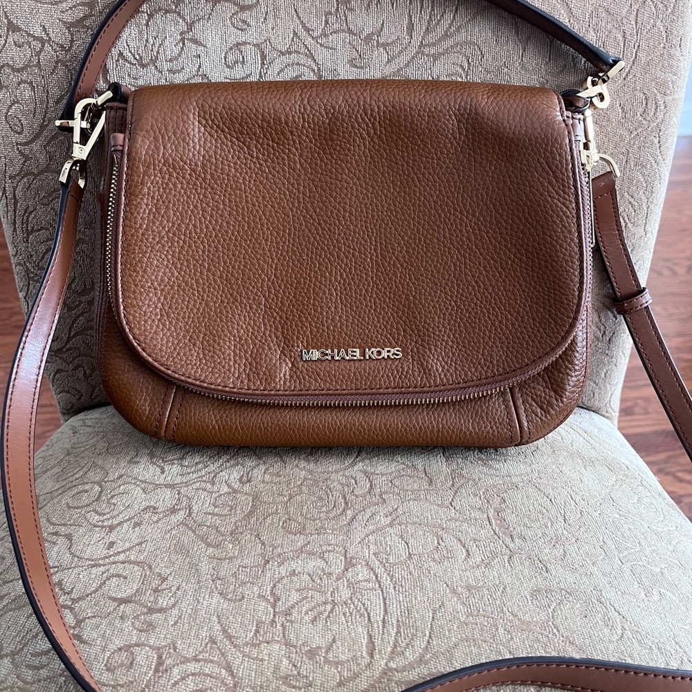 Cognac Michael Kors Crossbody Purse